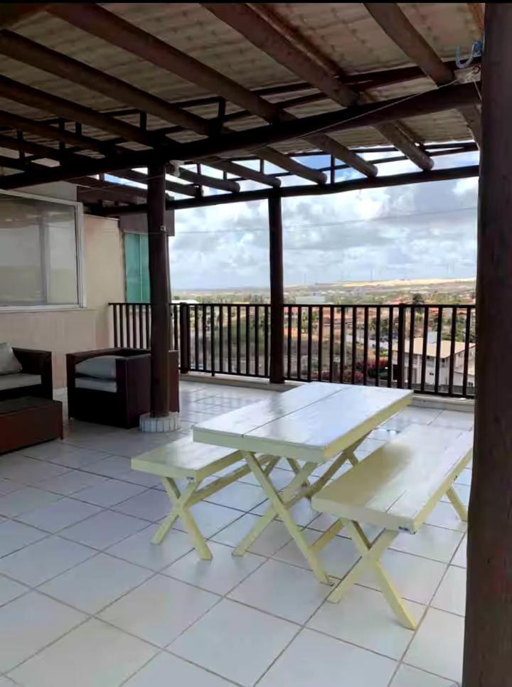 알퀴라즈 Beach Living - Ap Cobertura Vista Mar 아파트 호텔 외부 사진